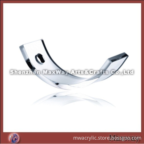 Clear Bent Acrylic/Perspex Red Wine Display/Holder